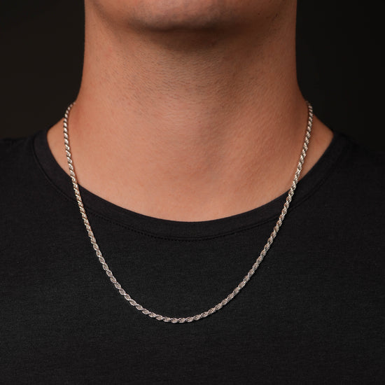 Silver Rope Chain 2.5mm